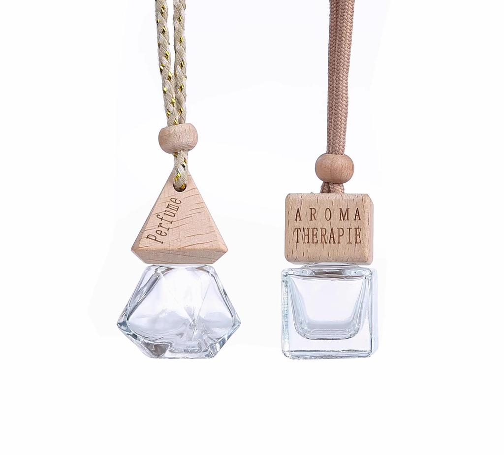 Car Aromatherapy Essential Oil Refillable Pendant for Rearview Mirror