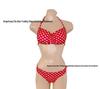 Thailand Sexy Print Bandeau Holiday Swimsuit Set for Women