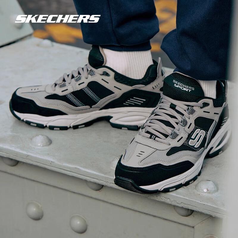 Skechers Baskets à lacets rétro pour homme série Trek Outdoor