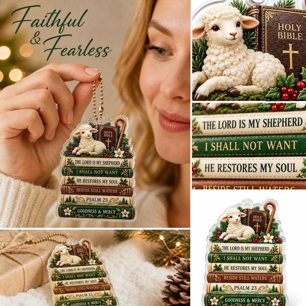 2D Acrylic Hanging Ornament for Holiday Decoration and Souvenir Gift