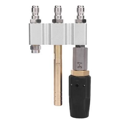 Pressure Washer Long Reach Soap Nozzle 3 In 1 Design 10004050PSI 14in Quick Connect 060 Degrees Twist