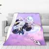 Milky Way Cookie Fleece Blanket Cookie Run Kingdom Creative Throw Blankets for Home Hotel Sofa  150*125cm Quilt