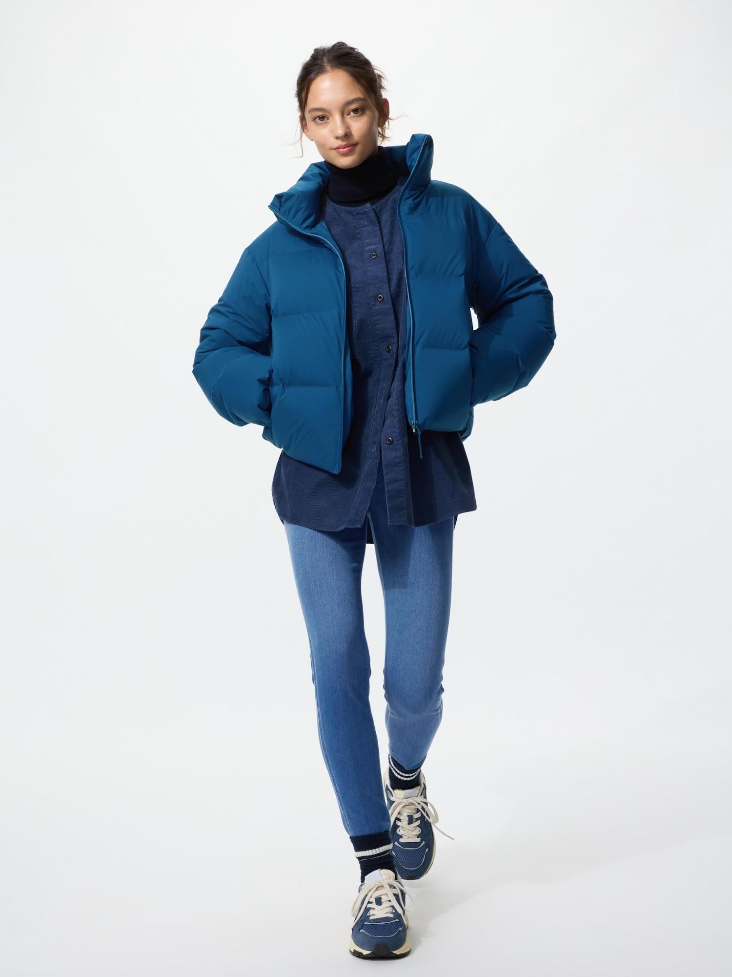 

Леггинсы из ультраэластичного денима UNIQLO JAPAN, стандартная длина 68 70 см 65 BLUE/XS