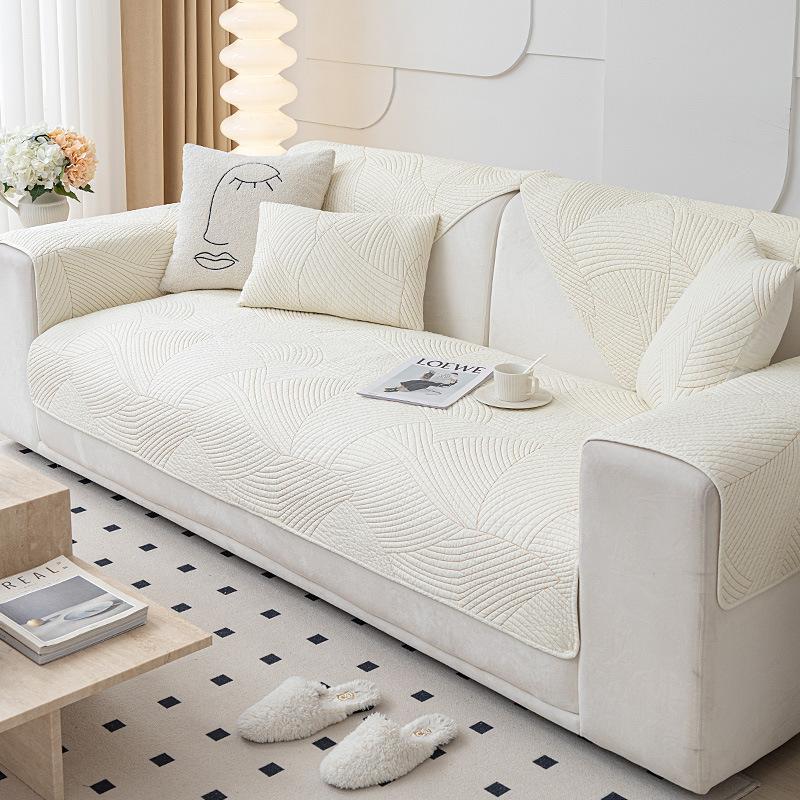 Mi Bai Sofa Polštářek Osuška na opěradlo Sezónní Univerzální Protiskluzový Prachový Polštářek Minimalistický Moderní kožený Potah na pohovku Ručník