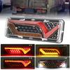 2 PCS Waterproof Truck LED Tail Light Rear Lamp Stop Reverse Safety Indicator Fog Lights for Trailer Truck Car Taillights12-24V