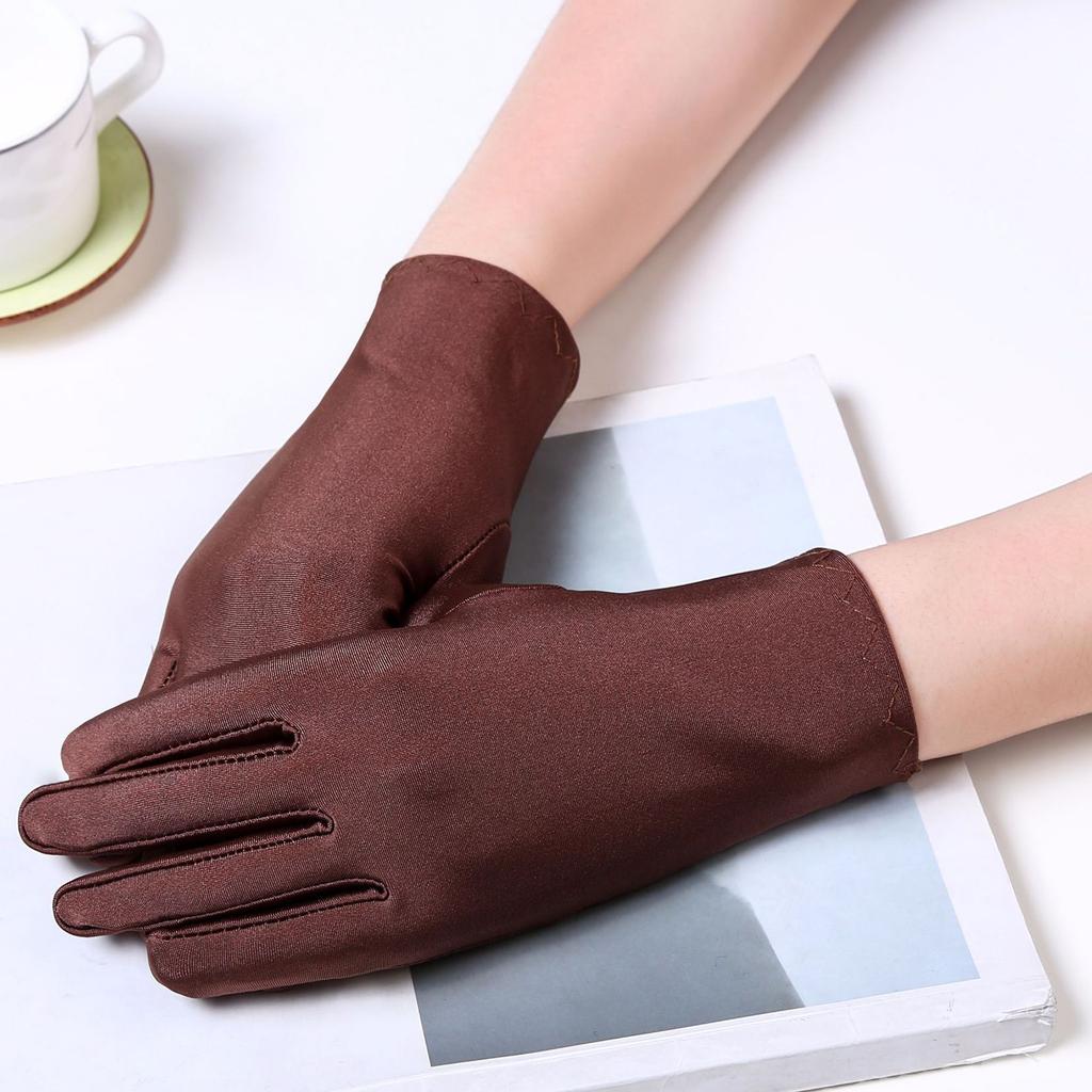 1pair Professional Jeweler Gloves Elastic Lining Men Women Breathable Mittens Salesperson Accessory