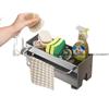 Kitchen Faucet Shelf Stainless Steel Sink Countertop Storage Rack Household Sponge Rag Dishcloth Drain Rack