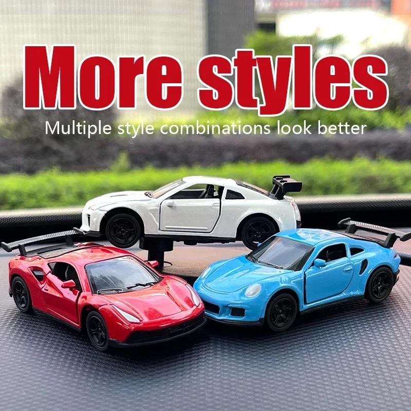 Sports Car Drift Rotating Center Console Decoration Auto Dashboard Turning Racing Model Car Individuality Decor