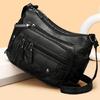 Leather Bag for Women Large Capacity Trendy Shoulder Bag Solid Color Bag