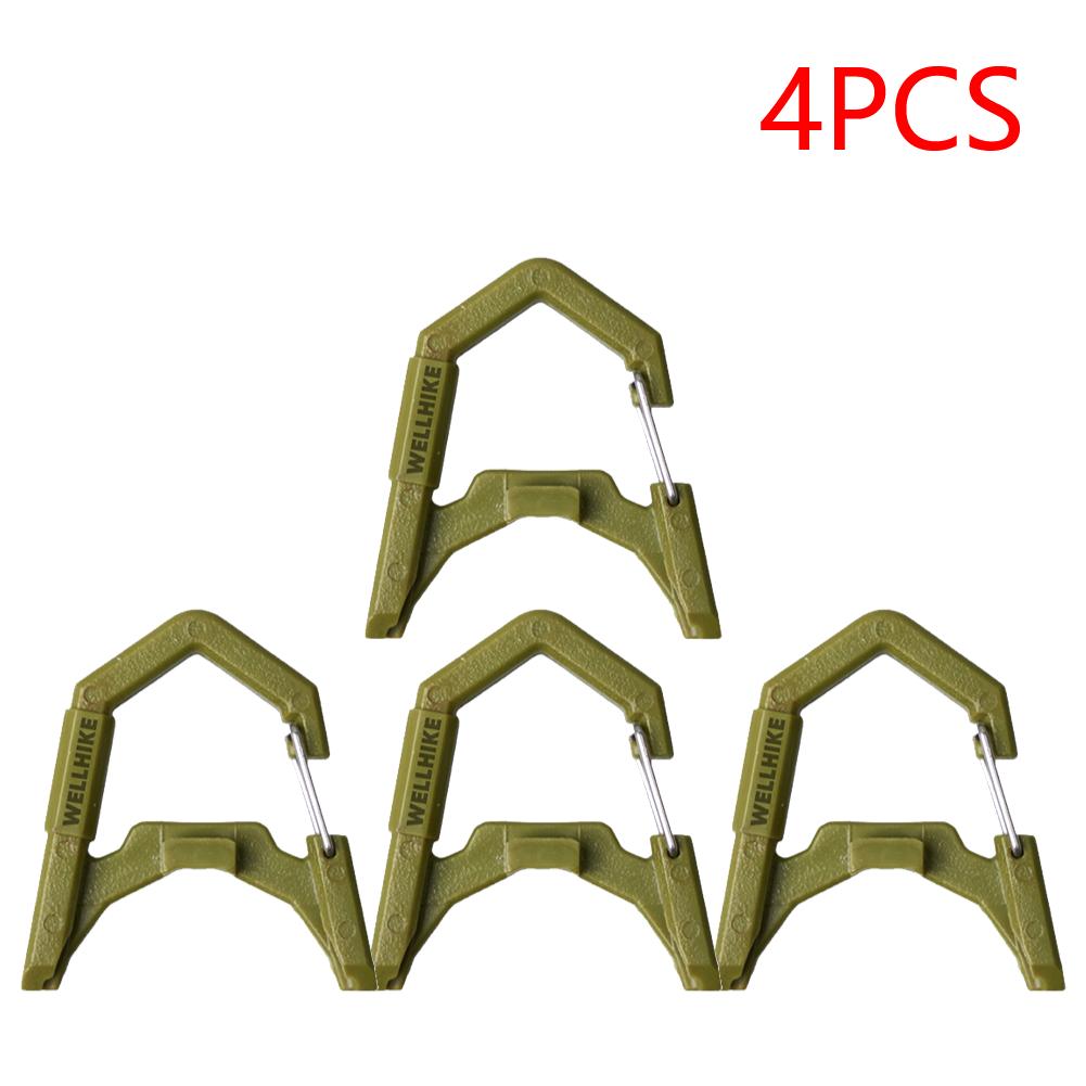 3-10PCS Camping Light Hook Camping Lantern Hanging Buckle GZ Lantern Spring Buckle for Outdoor Camping Fishing