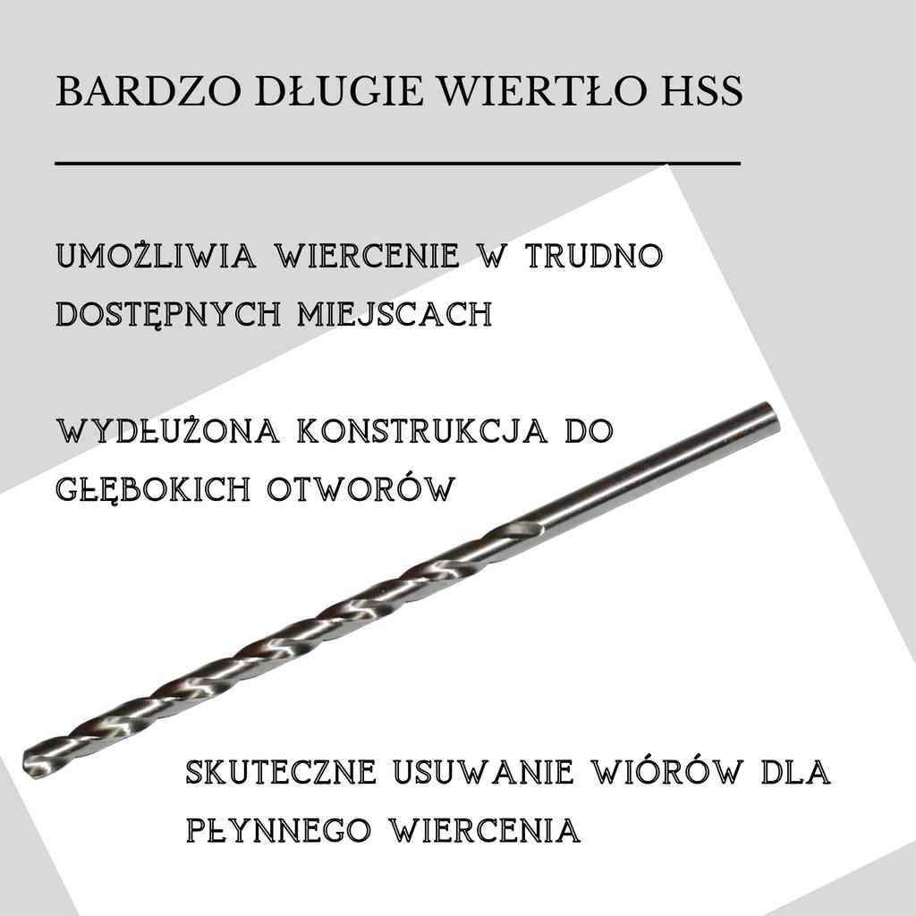 Wiertło bardzo długie hss 12x480 mm - nwkp-3. din 1869. wiertła do stali.
