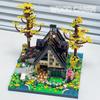 Blocs de construction de maison en bois Micro Modèle d'assemblage DIY Briques de construction d'architecture Jouets pour enfants Cadeau de Noël Éducatif