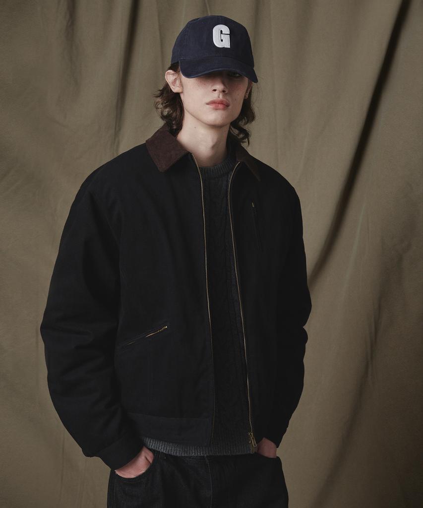 Glw Heavyweight Padded Work Jacket Black