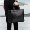 SCHWARZETIENNE Men's Genuine Leather Business Briefcase