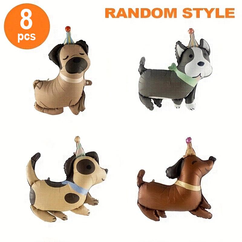 

8 pet dog balloons, 25.98 inches high, long-lasting seal, sturdy and durable, suitable for birthday party decoration, etc Dog&25.98inch