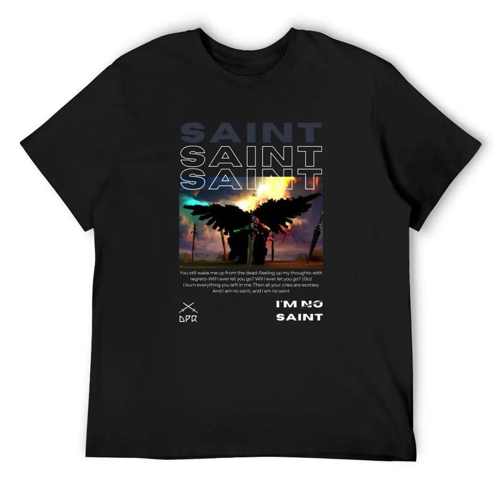 Dpr Ian SAINT (Black Version) SAINT M_V T-Shirt Summer Clothes for a Boy Aesthetic Clothing Mens Champion T Shirts