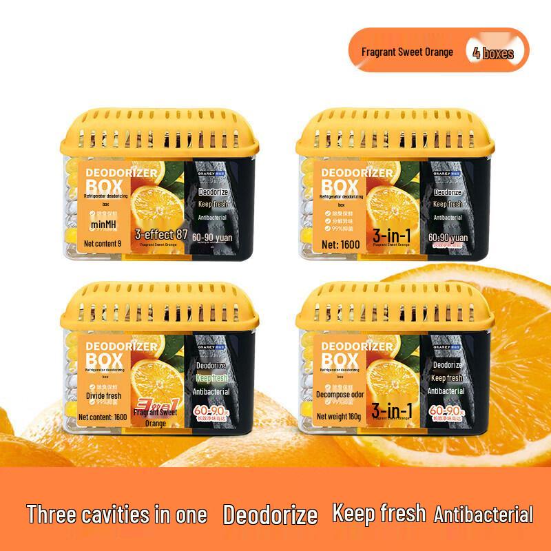 GRAREY 3-Compartment Refrigerator Deodorizer