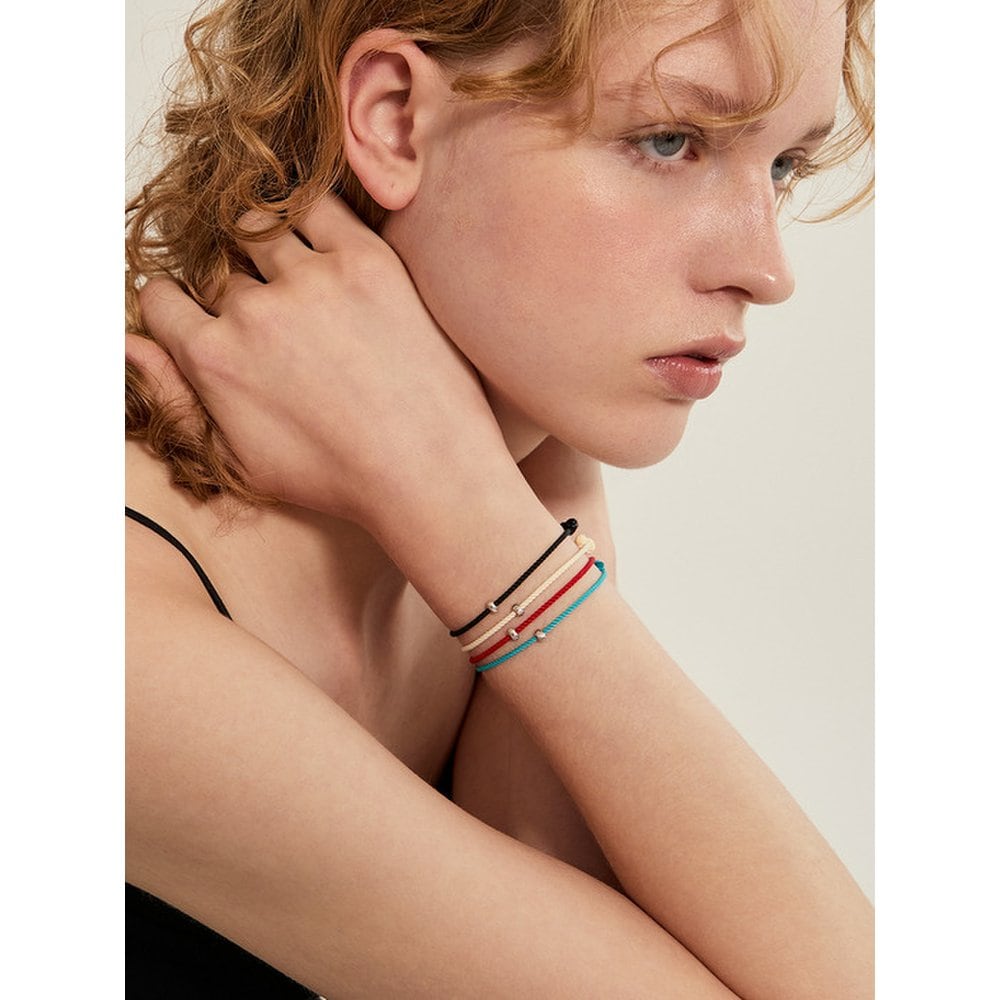 

Silver 925 Moissanite Pebble Palette Bracelet Lsb23 black