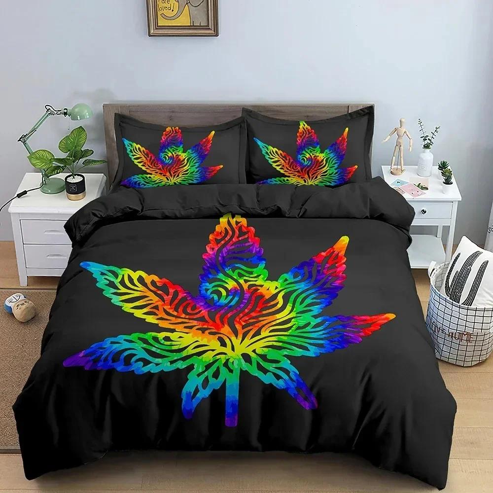 

Радужный цвет пододеяльник абстрактный узор комплект постельного белья одеяла чехлы с наволочкой односпальный двуспальный размер домашний текстиль 70x133cm 2pcs