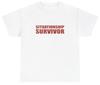 Situationship Survivor T Shirt Funny Mental Health Gen Z Y2K Silly Gag Gift Tee