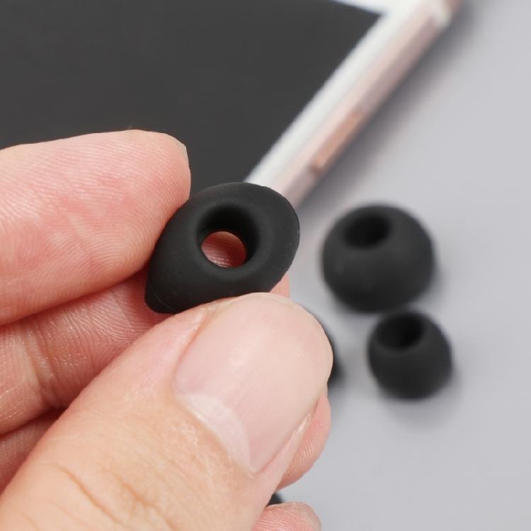 12Pcs Soft Silicon Eartips with 4.5mm Connectors Hole, Fit Most in-Ear Earbud
