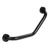 Stainless Steel Curved Shower Tub Safety Grab Bar Towel Rack Wall Mounted Bathroom Handrail