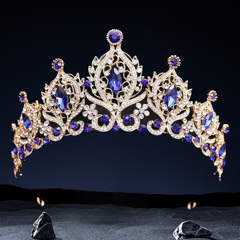 Wedding Crown Headwear Bride Luxury Rhinestone Wedding Dinner Wedding Style Crown