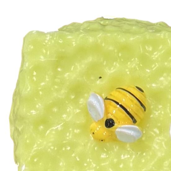 Honeycomb Cube Bee Squeeze Toy Slow Rising Anti-Anxiety Bee Cube Pinch Toy Soft Stretchy Decompression Sensory Toy