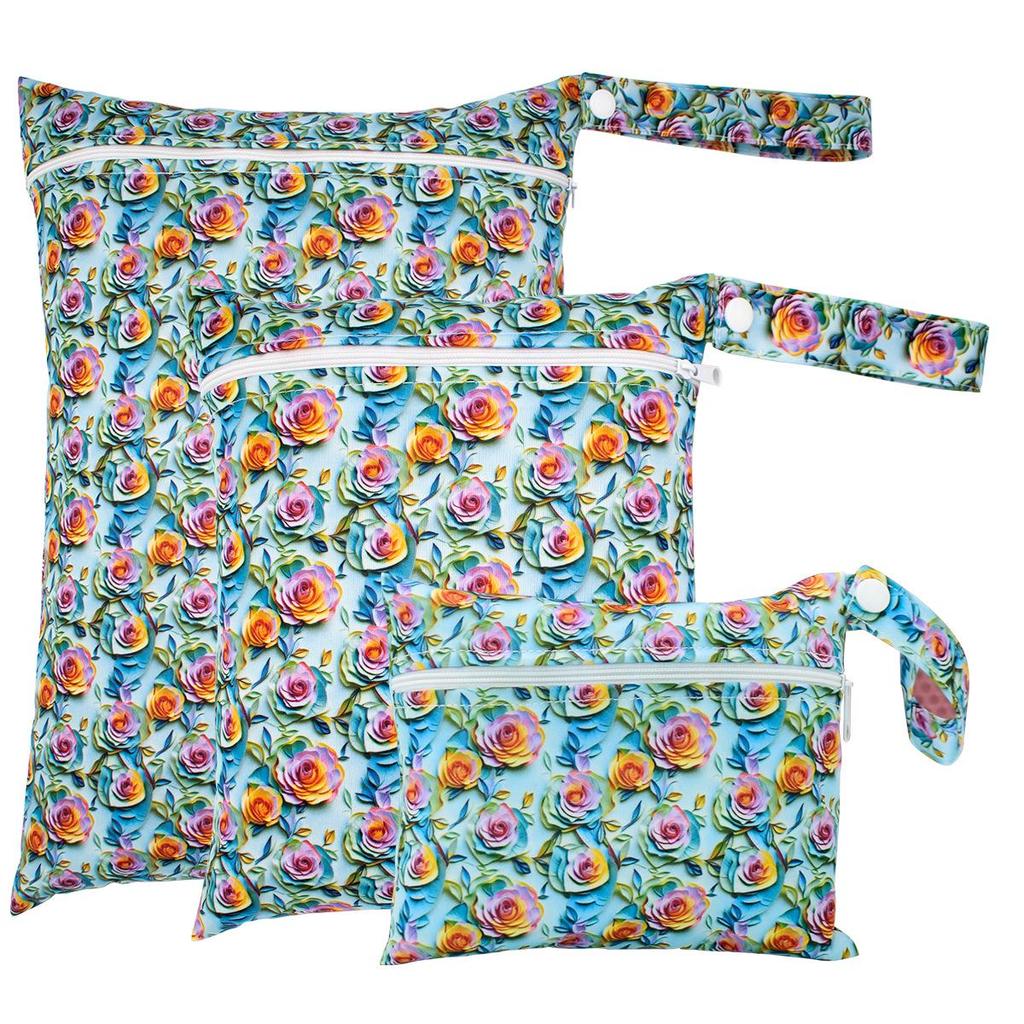 Waterproof Baby Diaper Bag - Portable, Washable, Travel-Friendly Storage Bag