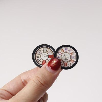 7 Stuks Poppenhuis Miniatuur Woondecoratie 1:12 Poppenhuis Mini Wandklok Model Voedsel En Speelgoed Ornament Speelgoed Doe-het-zelf Accessoires
