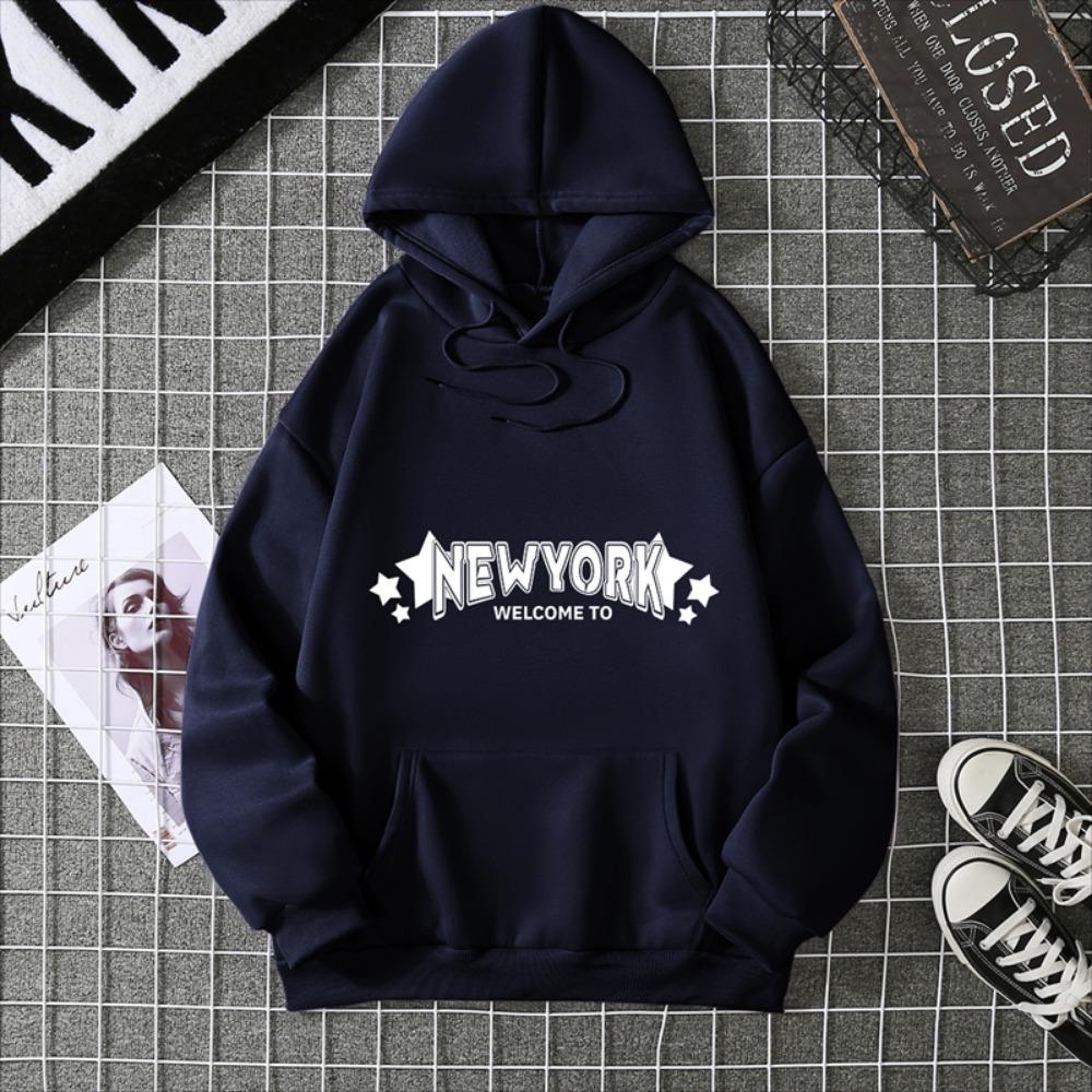 Letter Design Women's Sportswear New Hoodie and Sportswear Casual Y2k Clothes Winter Sweater Long Sleeved Fashion