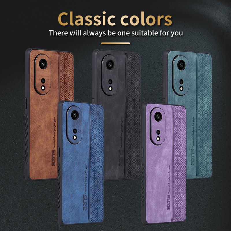 For OPPO Reno 8T Case Luxury PU Leather Skin Protect Back Cover Phone Case For OPPO Reno 8T 4G 5G Reno8t Full Cover Phone Shell