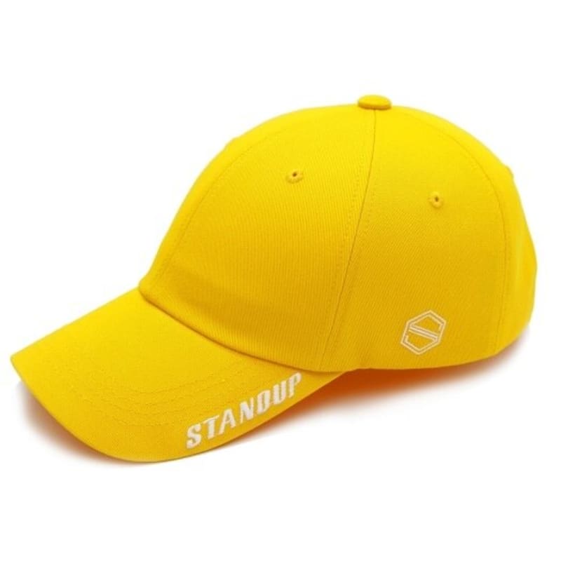 

STANDUP Visor Standup White Yellow Ball Cap LITE FIT