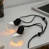 Acrylic LED Light Bulb Car Pendant Auto Rearview Mirror Hanging Ornament USB Charger Motion Activated Interior Styling Charms