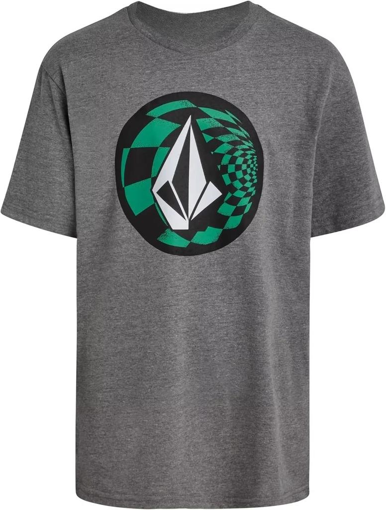 2026 New Arrival Volcom Boys Cotton Blend Short Sleeve Graphic Tees for Boys Y2k Harajuku Style Casual Graphic T Shirts