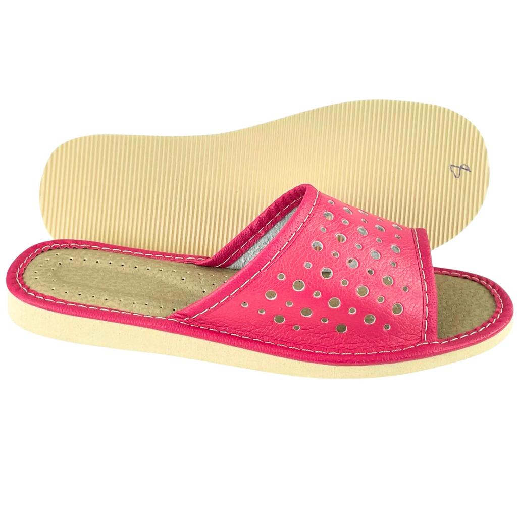 Pink Cheap House Slippers, Comfortable Women's Slippers 35