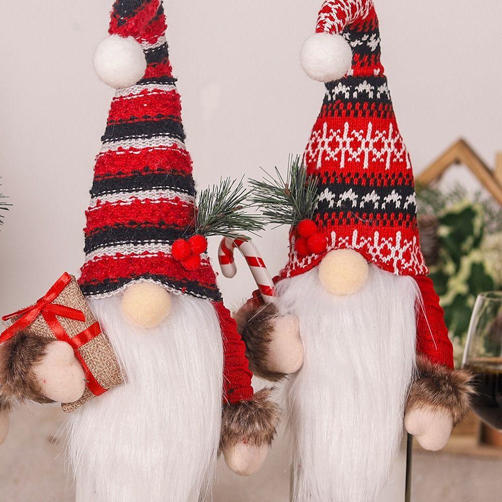 Reusable Christmas Gift Wine Bottle Cover Cartoon Champagne Bottle Cover Party Favors