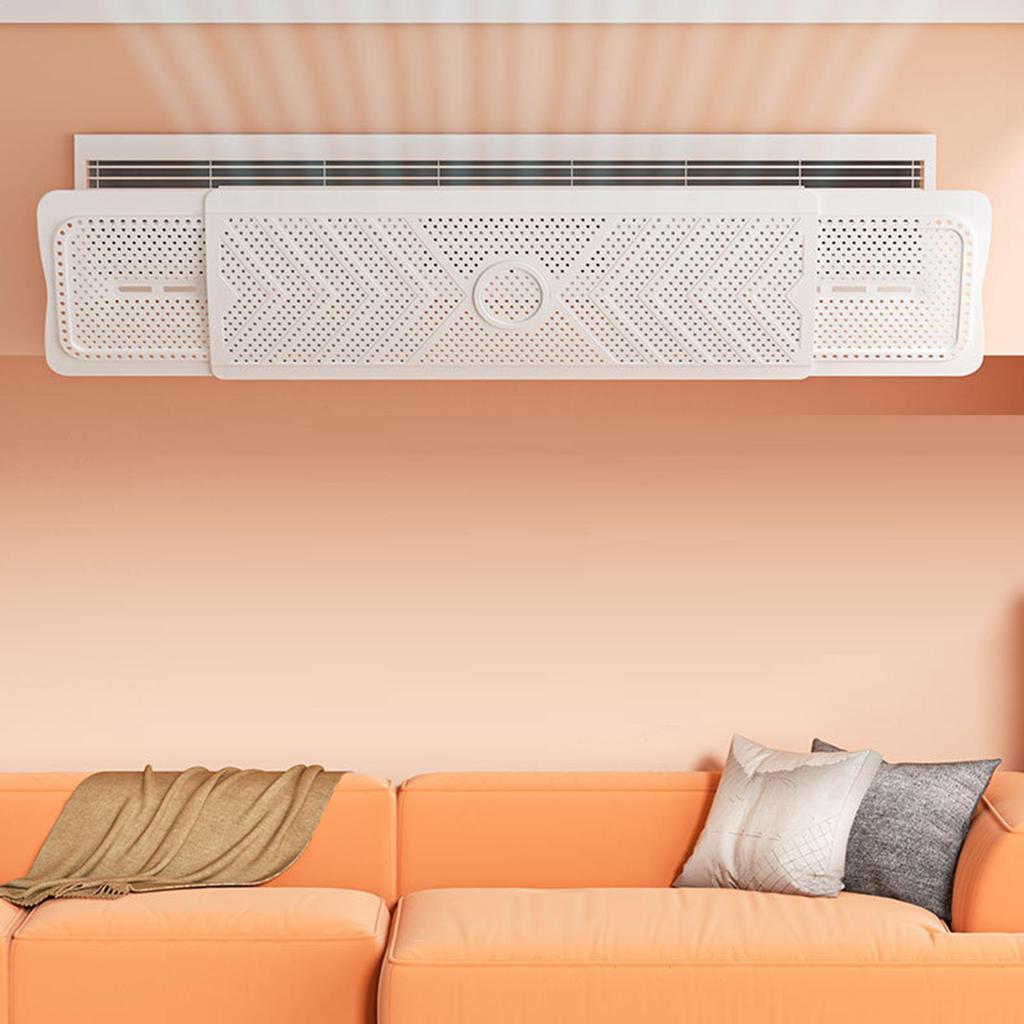 Air Conditioner Vent Deflector Home AC Window Baffle Adjustable Deflector Cover Redirector For Bedroom Sidewall Ceiling