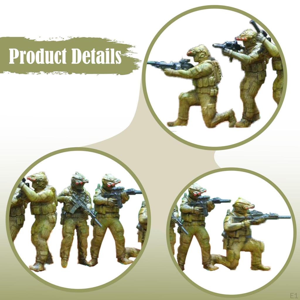 6 Pieces 1:64 Miniature Figures People Figurines Dollhouse Accessories Sand Table Dioramas