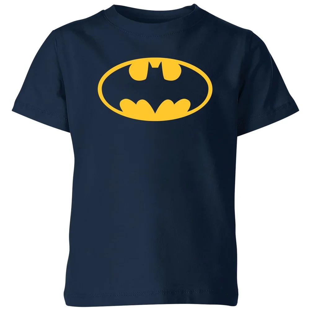 Justice League Batman Logo Kids  T-Shirt - Navy - 3-4 Years 160