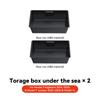 YZ For Tesla  Model 3 Y Juniper YL Launch Under Seat Storage Box Case Car Seat Organizer Vehicle Underseat Drawer Tray Accessory