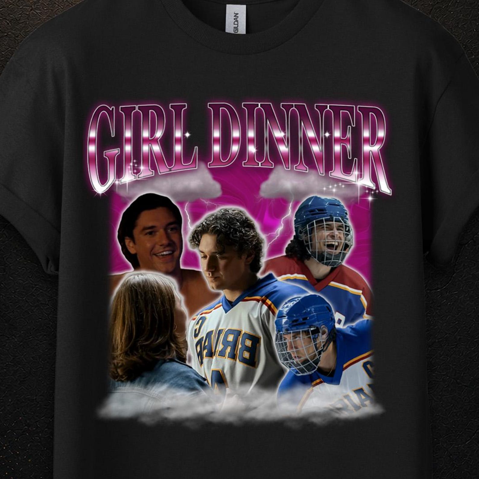 Girl Dinner Tshirt, Garrett Graham Shirt, Off Campus Series Merch, Garrett Graham Off Campus, Elle Kennedy Off Campus Merch 4XL