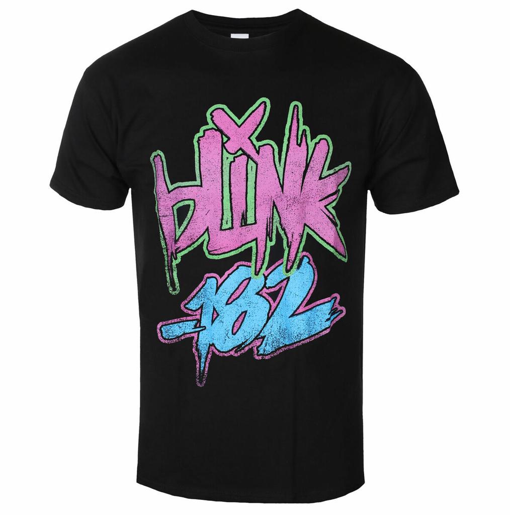 Pop Blink 182 Graphic Cotton Tshirt Unisex Summer Short Sleeve Fashion Brand Tee Luxury Casual Vintage Tees