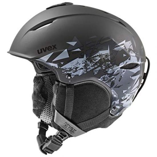 Uvex Stance - Casque De Ski Adulte Unisexe | Noir Mat, Taille 54-58 Cm, Protection Renforcée