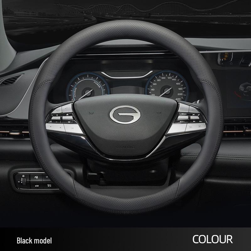 2024 GAC AION Y Plus Nappa Leather Steering Wheel Cover - Smax, S Mei, 580, Splus Compatible, Ultra-Thin Design.