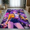 K-Pop Demon Hunters Golden Saja Boys Living Room Non-Slip Area Rug Soft Carpet for Bedroom Playroom Sofa,Home Decor Doormat