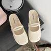 2024 Factory Direct Delivery of New Daily Casual Home Outwear Lightweight Women's Half Cool Slippers PVC Pointed Slippers