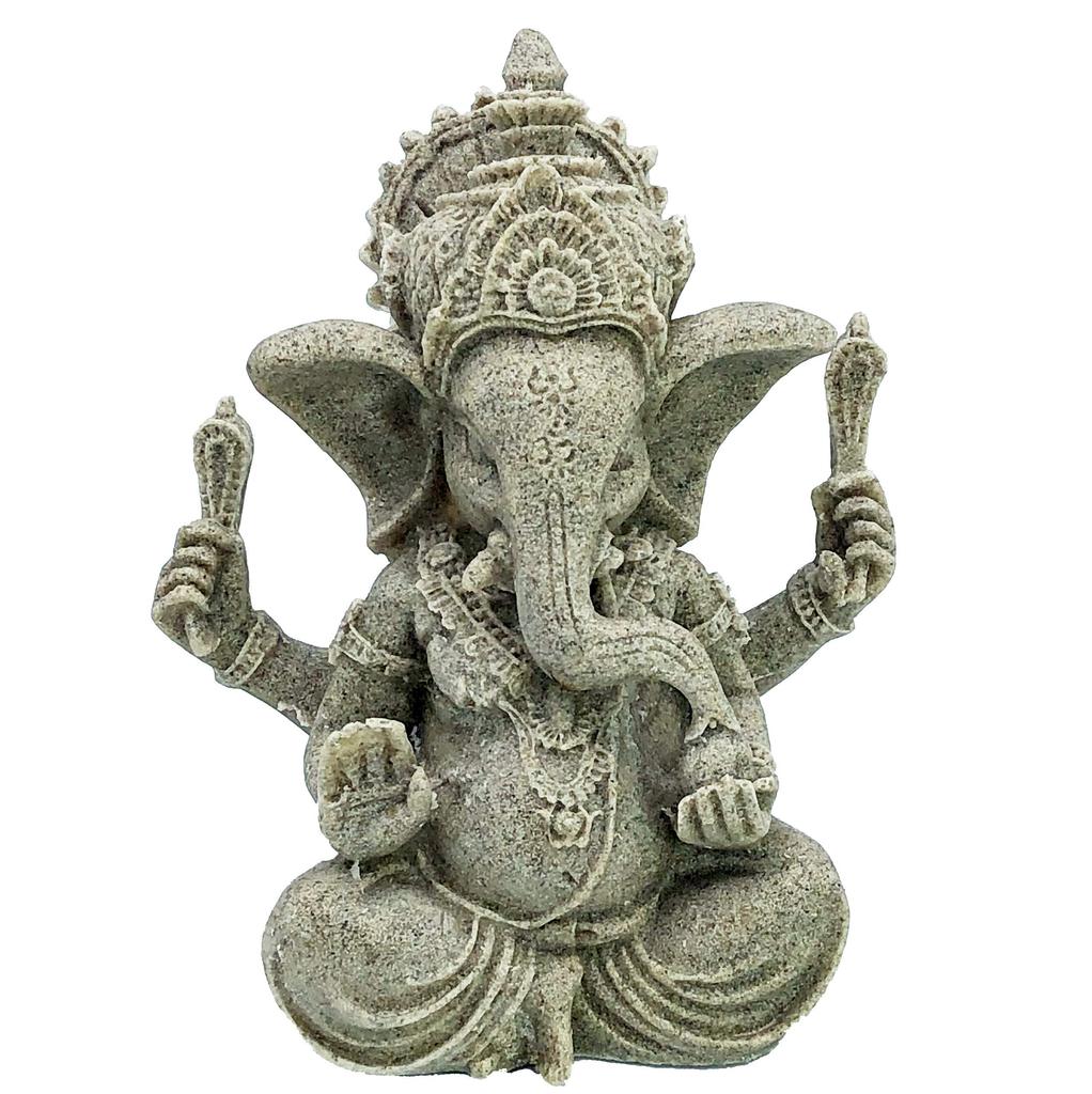 Ganesha Figurine, Indian God Elephant, Asian Goods, Dream-Fulfilling Elephant Ganesha Statue [DLAVE]