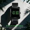Men's Digital Watch SKMEI Square LED Stainless Steel Fashion 1505
