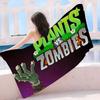 Classic Game P-Plants Vs Z-Zombies Beach Towel Bath Towels for Girl Microfiber Quick Dry Custom Sand Free Beach Spa Gym Pool